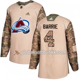 Colorado Avalanche Hockeydrakt Tyson Barrie 4 2017-2018 Camo Veterans Day Practice Adidas Authentic - Herre